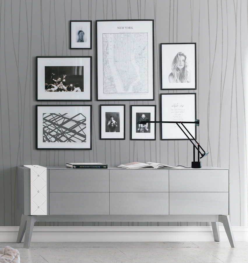 MUEBLE DE ENTRADA BAJO CON PUERTAS - DM