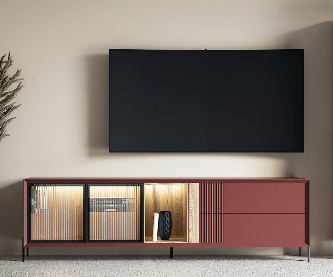 MUEBLE TV MODERNO CON DIFERNTES OPCIONES DE PERSONALIZACIÓN