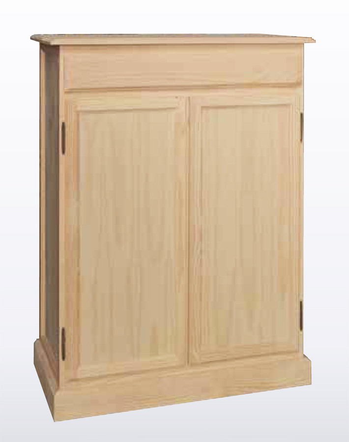 MUEBLE ZAPATERO CON BALDAS INTERIOR MADERA - PINO