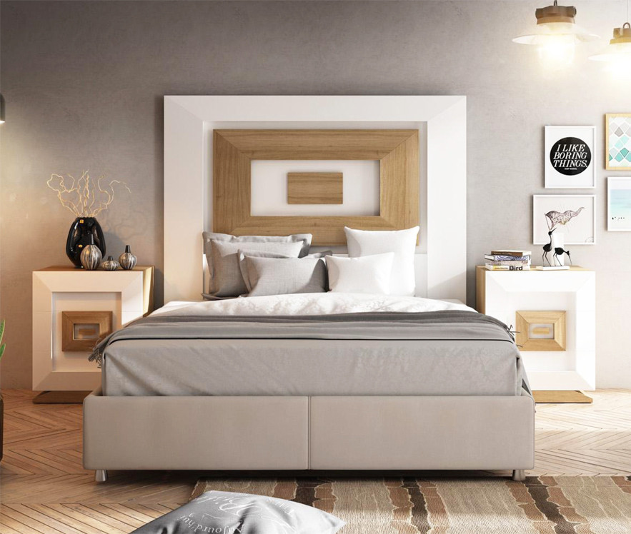 MUEBLES DE DISEÑO PARA DORMITORIO MADERA - ROBLE