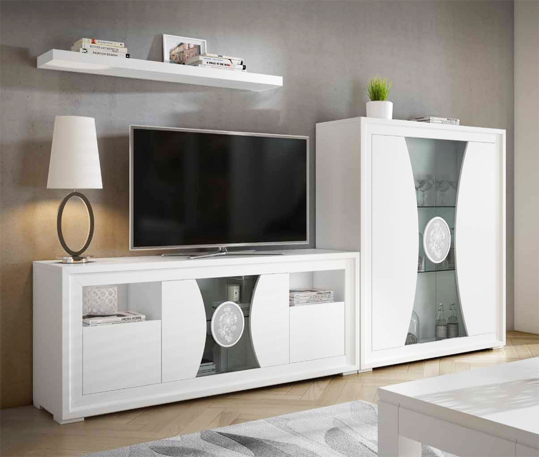 COLECCIÓN DE MUEBLE DE SALÓN CON MESA DE TV Y VAJILLERO