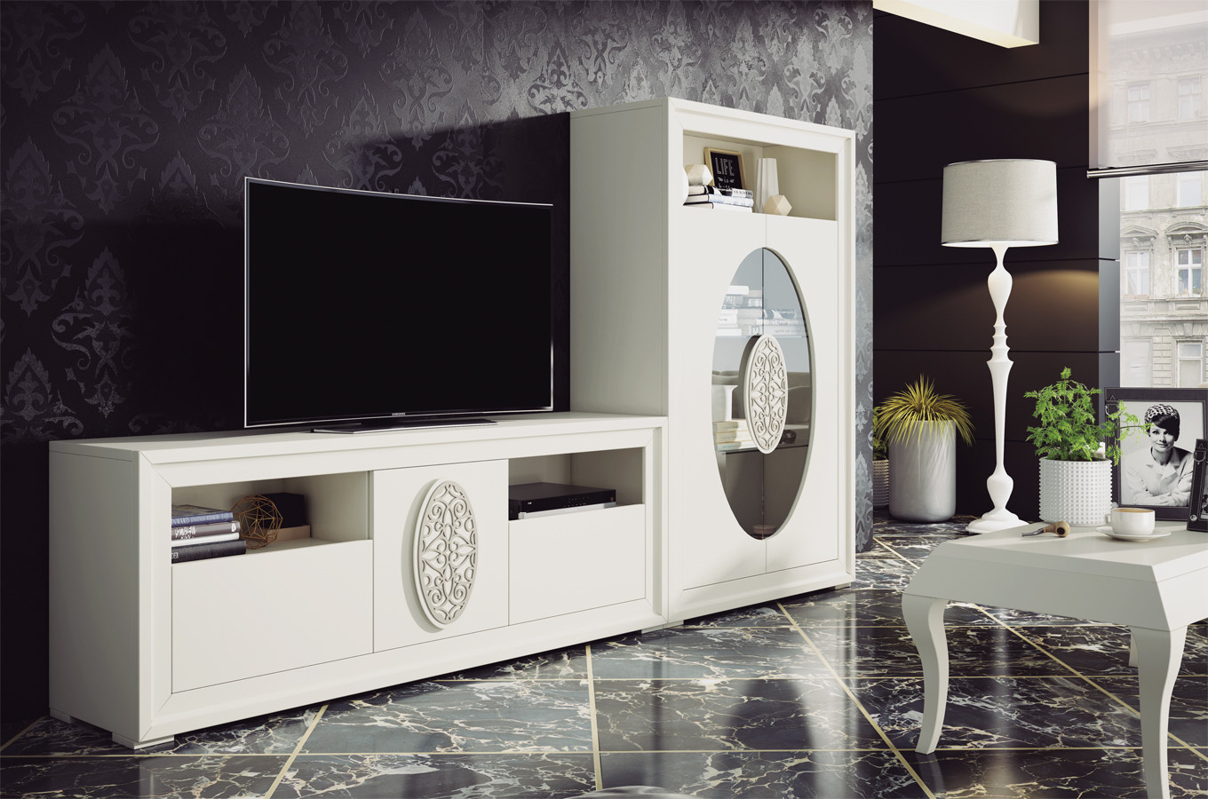 MUEBLES DE SALÓN COMEDOR MODERNO MADERA
