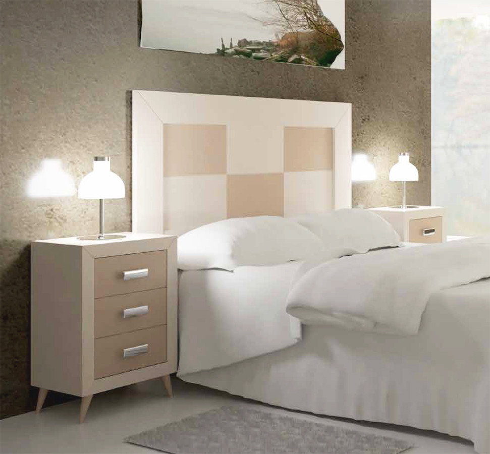 MUEBLES DORMITORIO ESTILO NÓRDICO MADERA - PINO