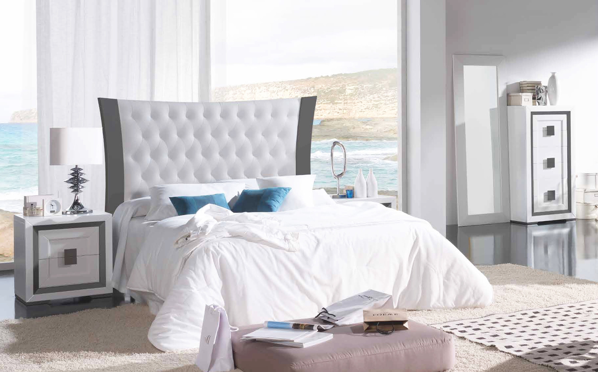 DORMITORIO MODELO VERSALLES MADERA - PINO