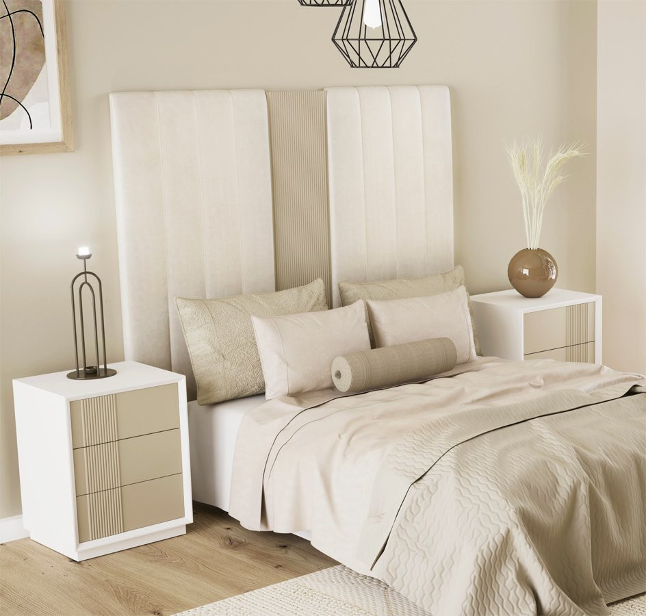 CONJUNTO DE MUEBLES PARA DORMITORIO DE DISEÑO MODERNO - DM