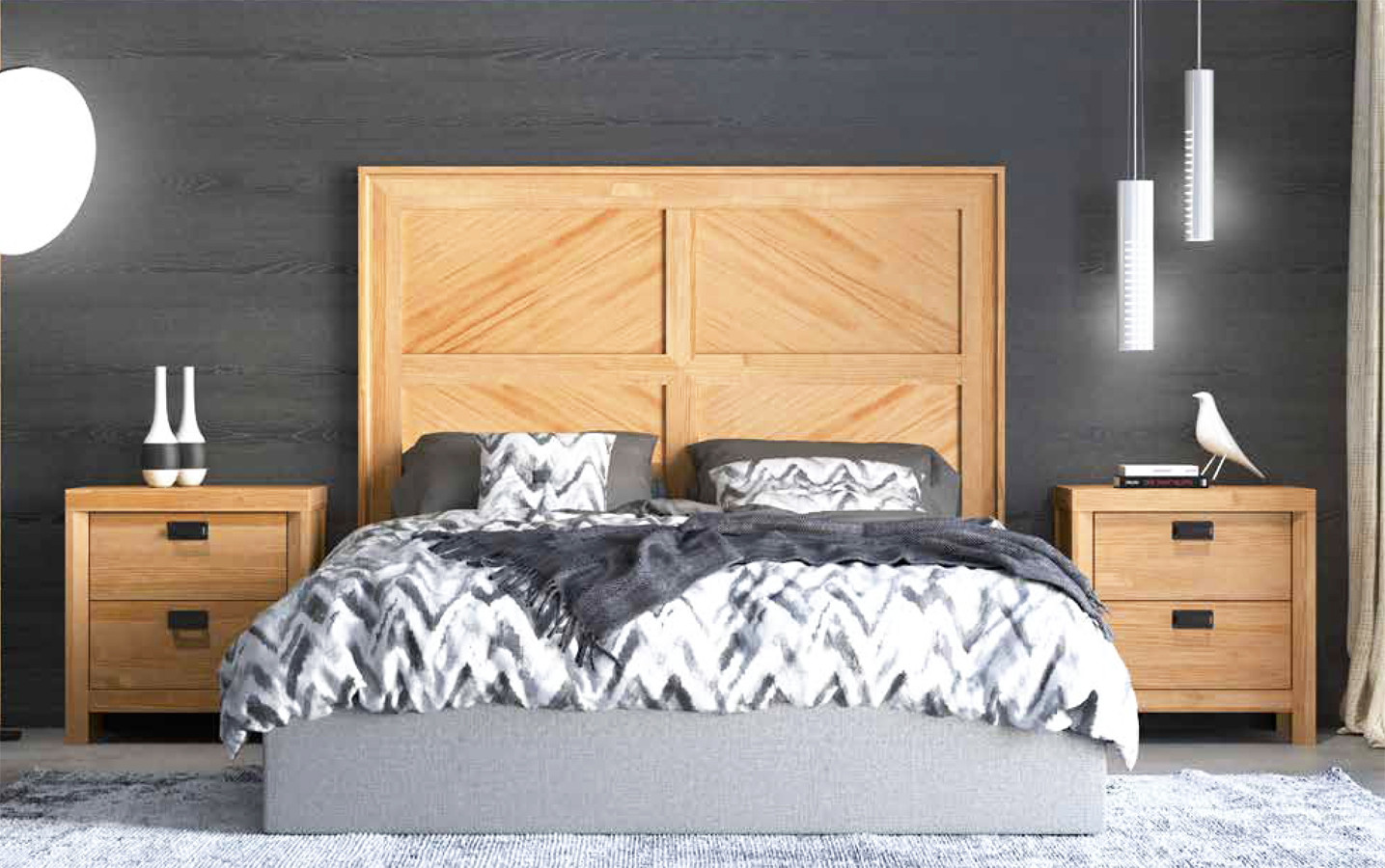 MUEBLES DE DISEÑO ESCANDINAVO MODERNO EN MADERA SOSTENIBLE