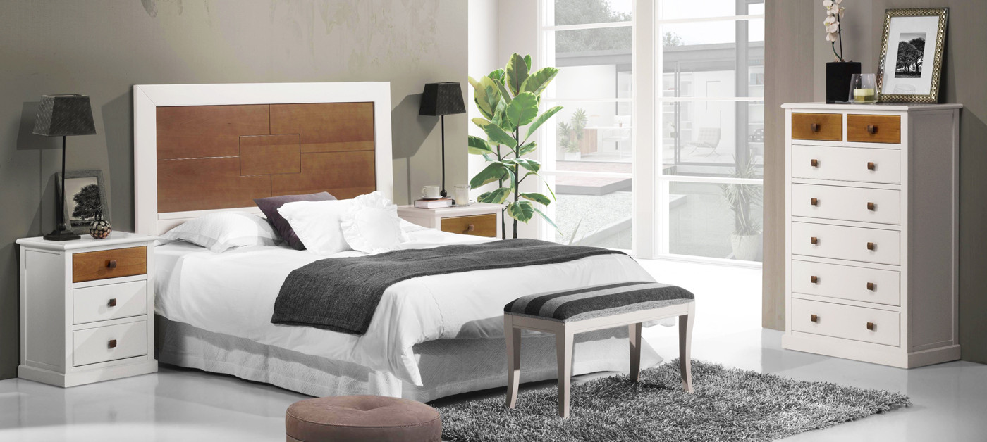MUEBLES DORMITORIO MODERNO MADERA - HAYA
