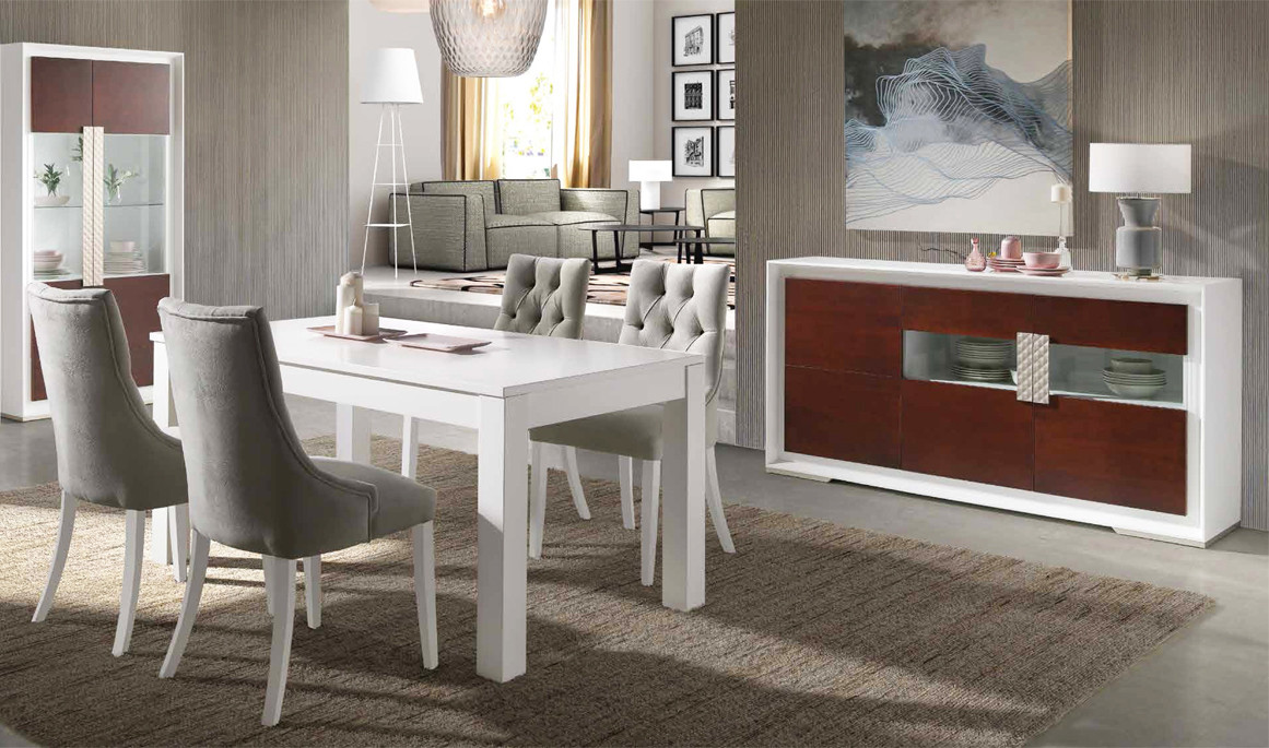CONJUNTO DE MUEBLES DE SALÓN DE DISEÑO MADERA - DM