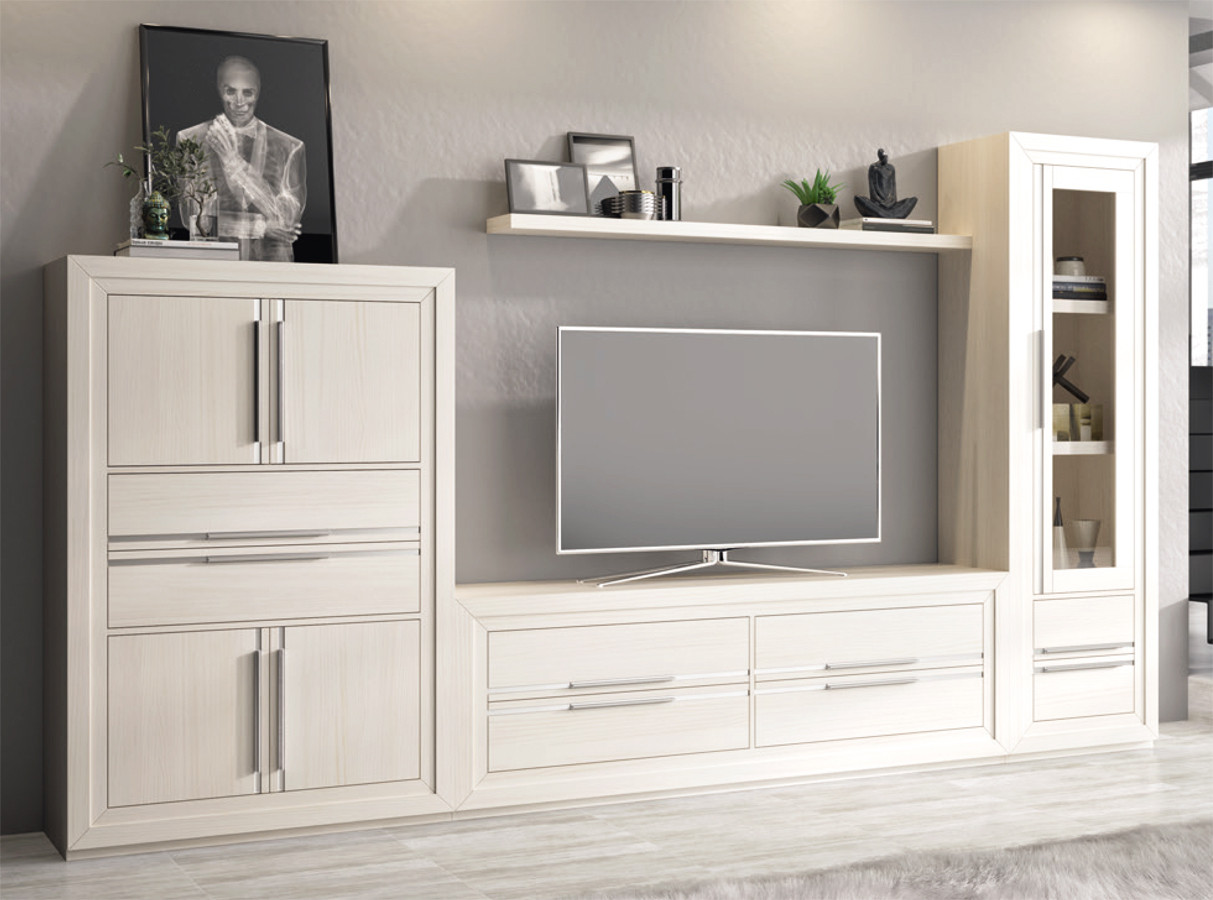 ▷ COLECCIÓN DE MUEBLES CON MÓDULO DE TV PARA SALONES