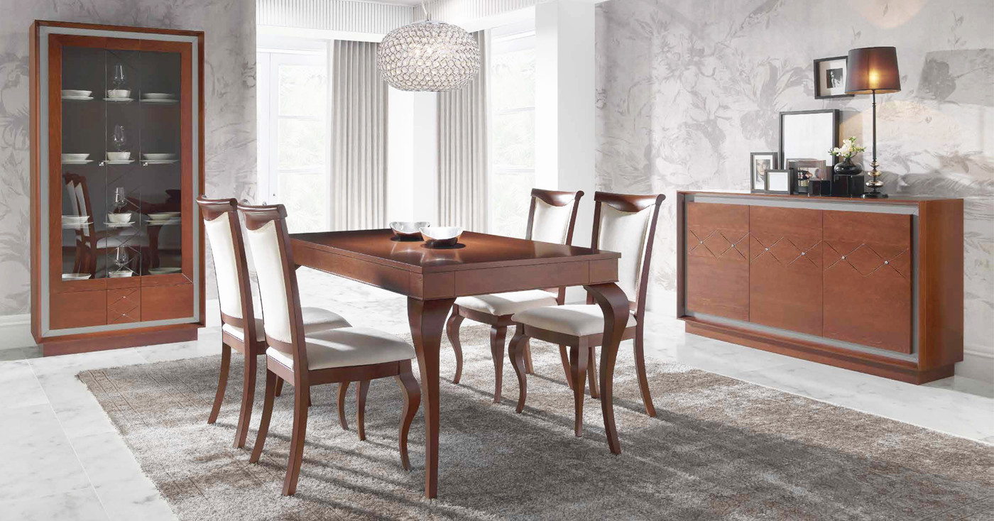 COLECCIÓN DE MUEBLES DE SALÓN CON MESA EXTENSIBLE - DM