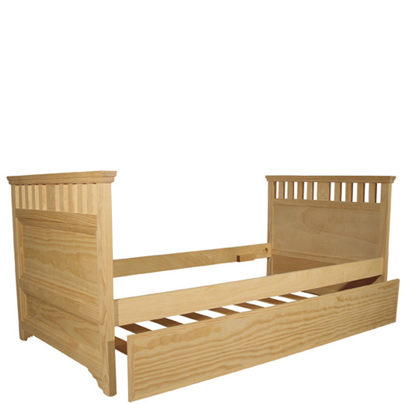 CAMA NIDO CON 2 CAMAS ESTILO CLÁSICO MADERA - PINO