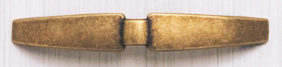 ASA METÁLICA ACABADO ORO VIEJO 126 x 20 mm.