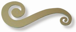 ASA METÁLICA MODELO CARACOLA 140 x 60 mm.