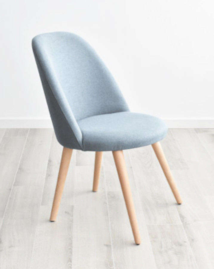 SILLA DE COMEDOR ESTILO NÓRDICO MODERNO EN MADERA - HAYA