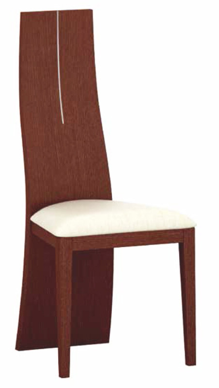 SILLA CON RESPALDO DE MADERA - ROBLE