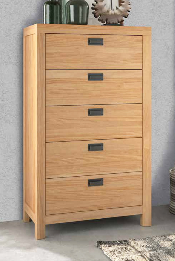 SINFONIER DE DISEÑO NÓRDICO MODERNO EN MADERA NATURAL