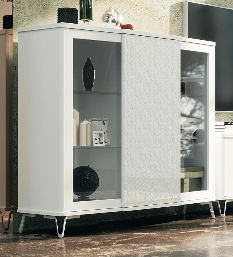 VITRINA VAJILLERO DE DISEÑO CON 3 PUERTAS - DM