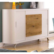 APARADOR DISEÑO MODERNO CON PUERTAS CORREDERAS Y PATAS