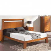 CAMA DE MADERA CON BANCADA - HAYA