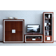 COMPOSICIÓN DE MUEBLES PARA SALÓN MADERA - PINO