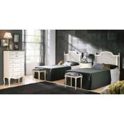 HABITACIÓN JUVENIL CABECEROS CON REJILLA - HAYA