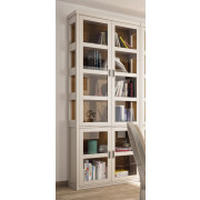 LIBRERÍA CON PUERTAS CON CRISTAL PARA SALÓN COMEDOR