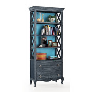 LIBRERÍA CON ASPAS, 3 BALDAS Y 2 CAJONES MADERA ORIGEN SOSTENIBLE