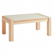 MESA DE CENTRO FIJA TAPA MADERA - PINO