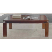 MESA DE CENTRO TAPA MADERA ELEVABLE - HAYA