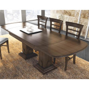 MESA DE COMEDOR CON DOS PATACONES MADERA - PINO