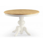 MESA DE COMEDOR REDONDA EXTENSIBLE MADERA - PINO