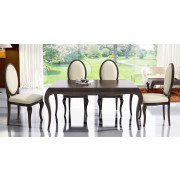 MESA DE COMEDOR EXTENSIBLE ESTILO ISABELINA MADERA - PINO