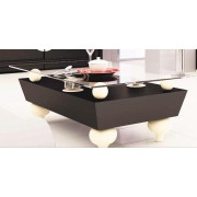 MESA DE CENTRO RECTANGULAR CON PATAS REDONDAS