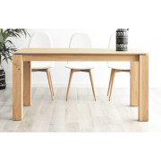 MESA COMEDOR RECTANGULAR EXTENSIBLE REALIZADA EN MADERA - ROBLE