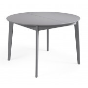 MESA DE COMEDOR REDONDA FIJA O EXTENSIBLE ESTILO NÓRDICO - HAYA