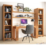 MESA ESCRITORIO CON ESTANTERÍA INTEGRADA EN EL SALÓN O DORMITORIO