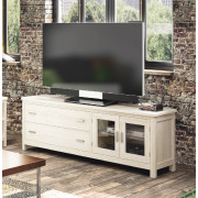 MUEBLE DE TELEVISIÓN CON CAJONES Y PUERTAS PARA SALÓN MADERA SOSTENIBLE