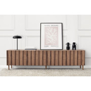 APARADOR BAJO O MUEBLE DE TV DE ESTILO NÓRDICO EN MADERA DE ROBLE