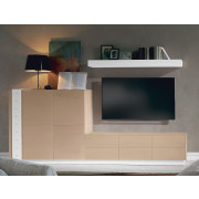 MUEBLE TELEVISIÓN CON VAJILLERO BOTELLERO - DM