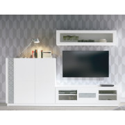 MUEBLE TV CON VAJILLERO Y MÓDULO SUPERIOR - DM