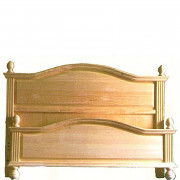 CAMA CON PIECERO MADERA - PINO