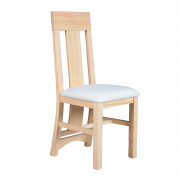 SILLA CON RESPALDO MADERA MACIZA - PINO