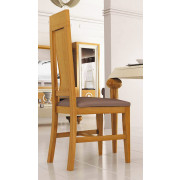 SILLA CON RESPALDO MADERA PARA SALÓN MADERA - PINO