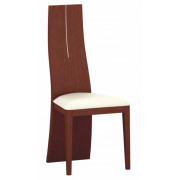 SILLA CON RESPALDO DE MADERA - ROBLE