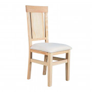 SILLA CON RESPALDO TABLERO MADERA - PINO