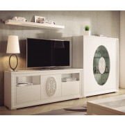 COLECCIÓN DE MUEBLE TV Y VITRINA PARA EL SALÓN