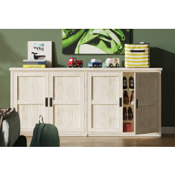 MUEBLE ZAPATERO DE GRAN CAPACIDAD FABRICADO EN MADERA SOSTENIBLE