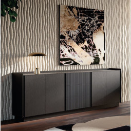 APARADOR CONTEMPORANEO MODULAR CON PUERTAS Y CAJONES