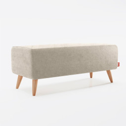 BANQUETA DE CAMA IDEAL PARA ESTANCIAS CON MUEBLES DE DISEÑO NÓRDICO