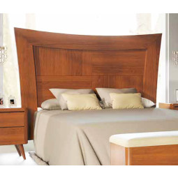 CABECERO DE CAMA CON PANEL CENTRAL 4 VETAS MADERA - PINO